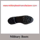 Wholesale China-Made Glossy Leather British Army Style Military DMS Ankle Boot