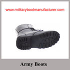 Wholesale China Made Black Full Grain Leather Goodyear Military Combat Boot used for Togo Army