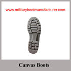 Wholesale China Made Benin Army Camouflage Thick Cotton Canvas Boots