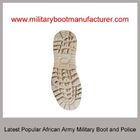 Wholesale China made Military African Army Police Latest Popular  Widely used Cow Suede Tactical Combat Desert Tan Boot
